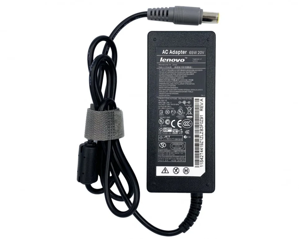 Блок питания Lenovo 20V 3.25A 65W (7.9x5.0) - изображение 1